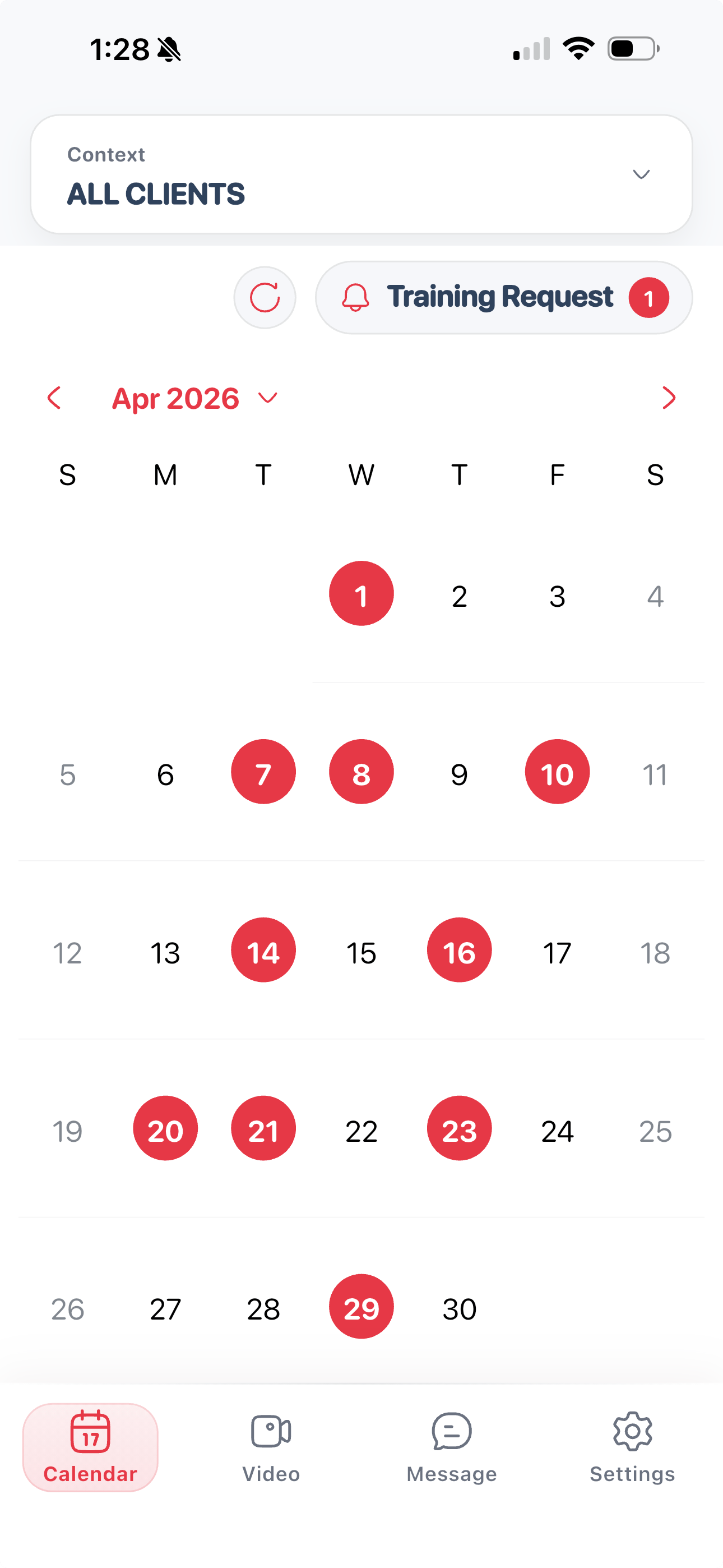 Hustles Calendar Functionality
